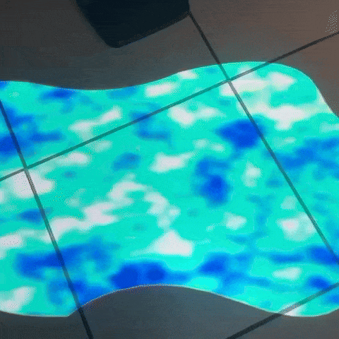 Here we inputted the same noise from step 1 to the free form lake shape. 